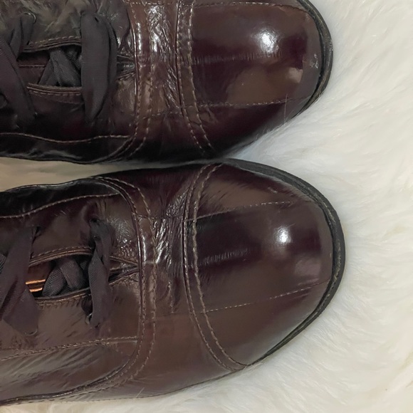 Burberry vintage Eel skin boots - Picture 12 of 15